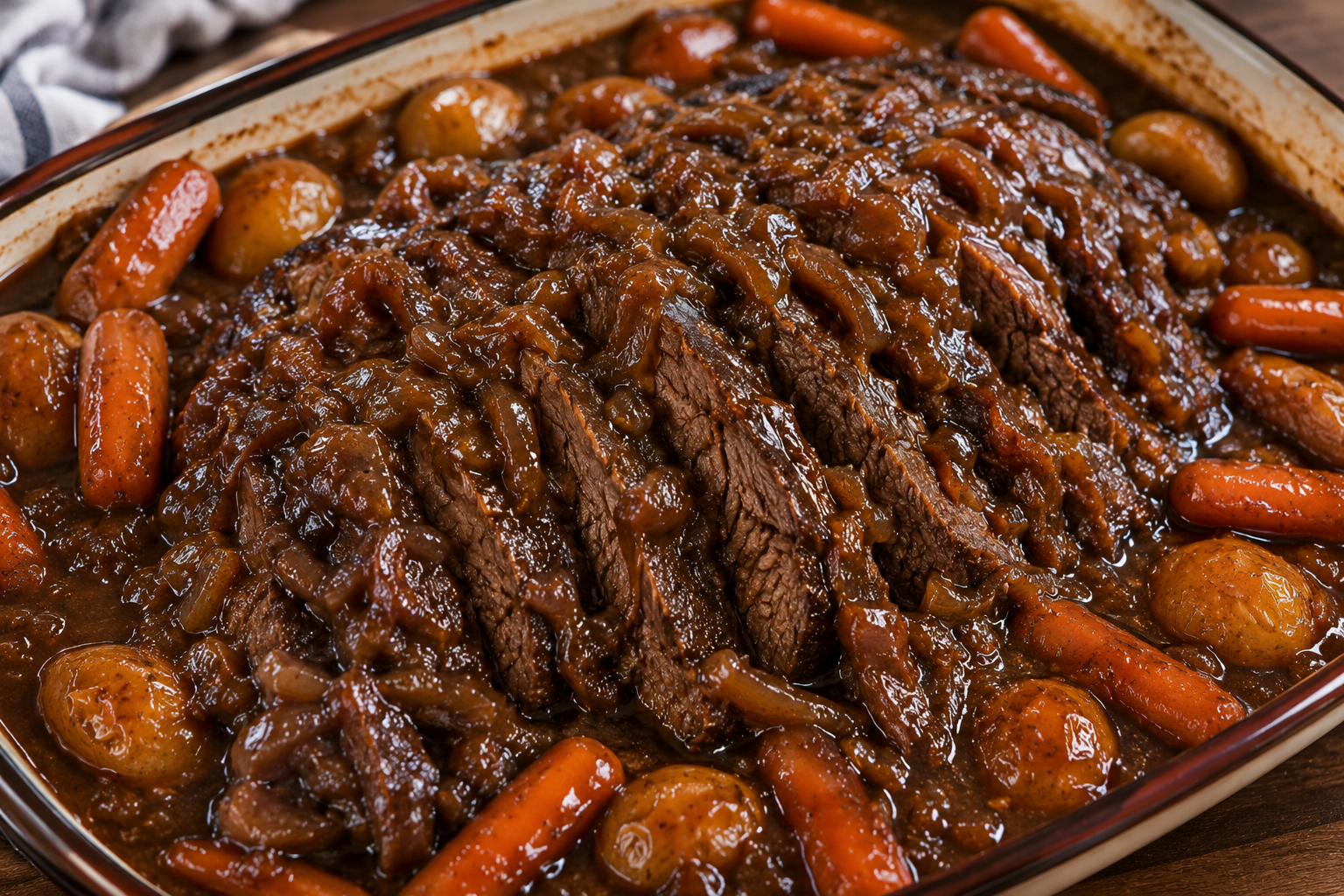 Bubbe Rebeca’s Shabbat brisket, one of the family recipes around our table